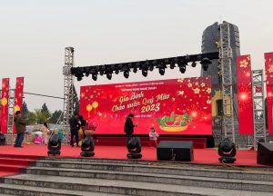 Chương trình văn nghệ chào xuân - Huyện Ủy huyện Gia Bình, tỉnh Bắc Ninh.